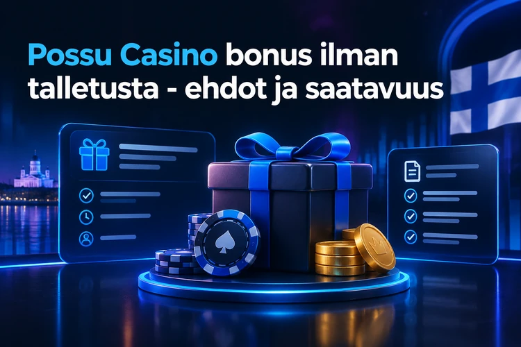Possu Casino bonus ilman talletusta - ehdot ja saatavuus