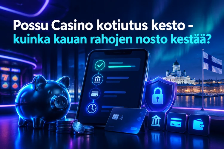 Possu Casino kotiutus kesto - kuinka kauan rahojen nosto kestää?