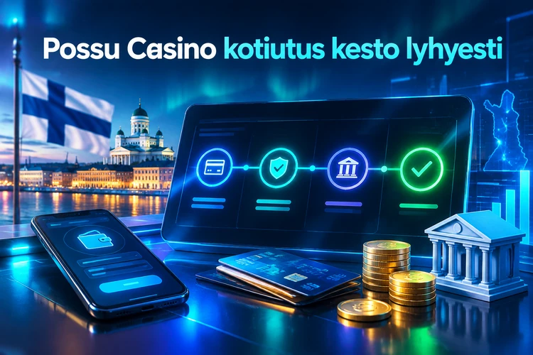 Possu Casino kotiutus kesto lyhyesti