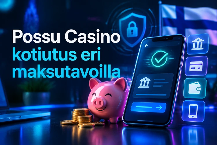 Possu Casino kotiutus eri maksutavoilla